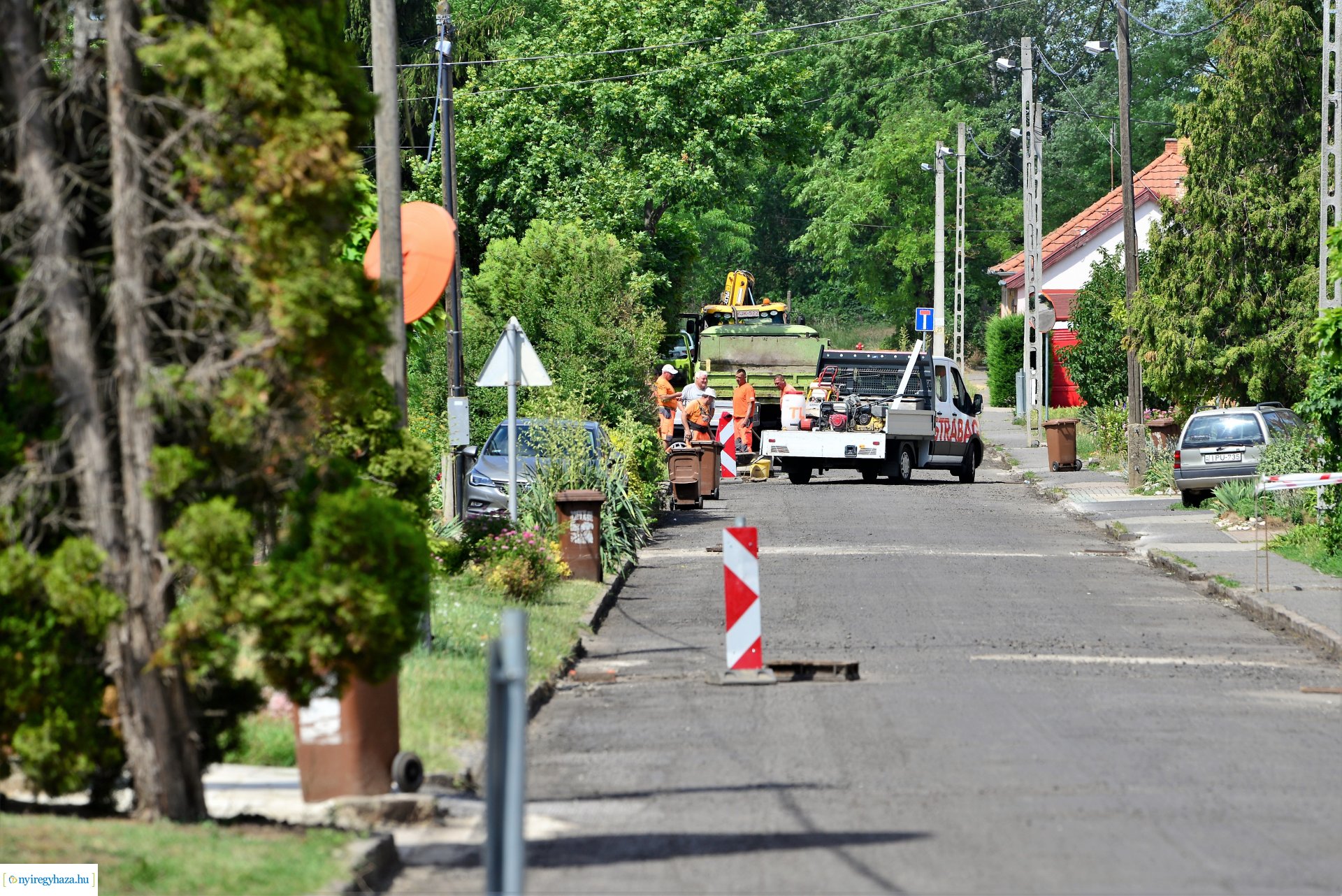 Nagyfelületű útjavítások városunkban