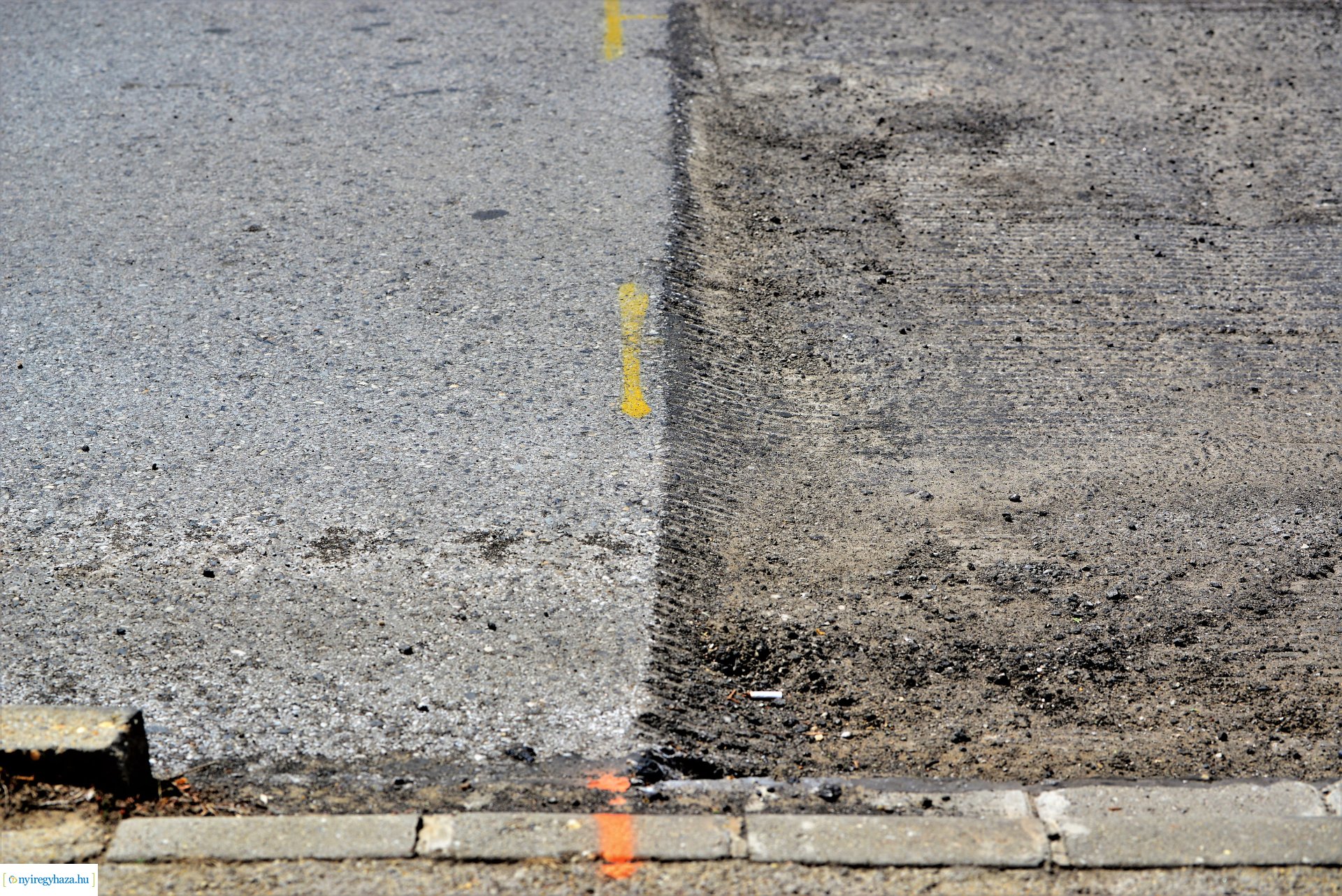 Nagyfelületű útjavítások városunkban