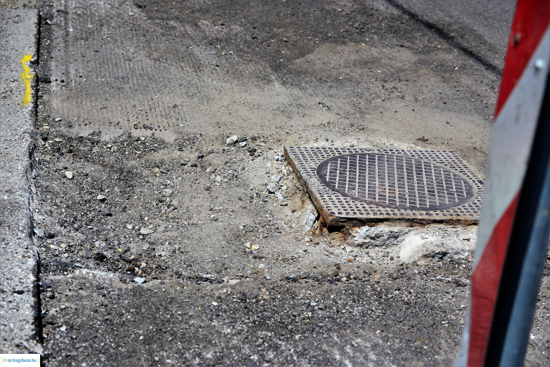 Nagyfelületű útjavítások városunkban