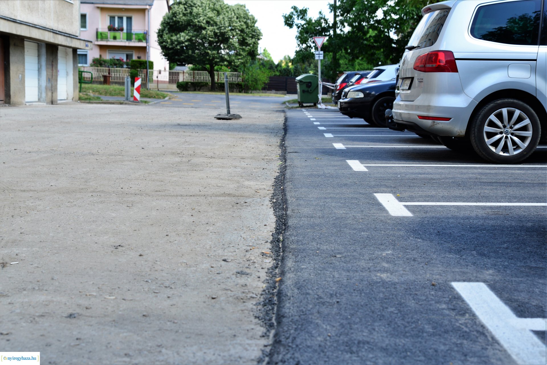 Nagyfelületű útjavítások városunkban