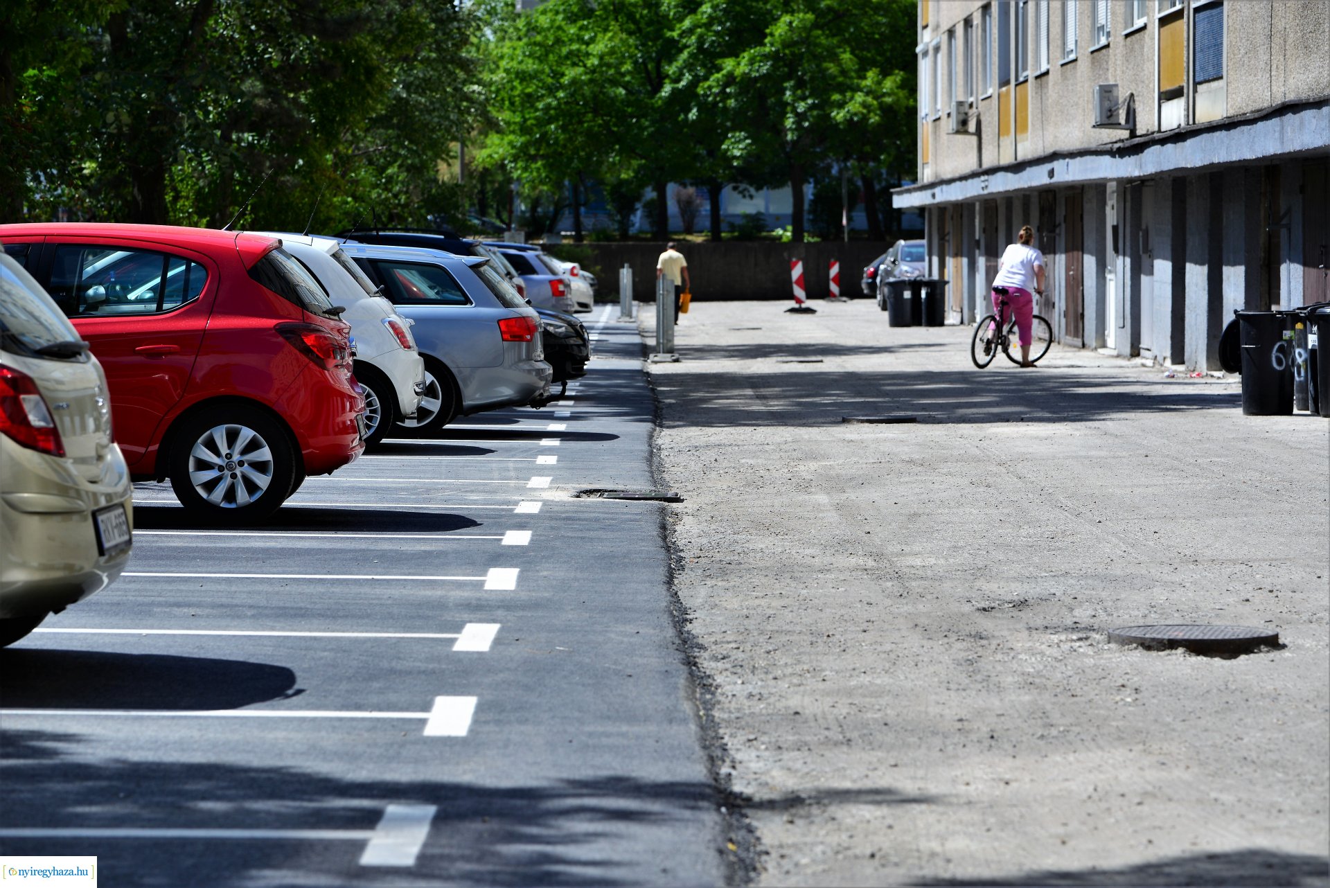 Nagyfelületű útjavítások városunkban