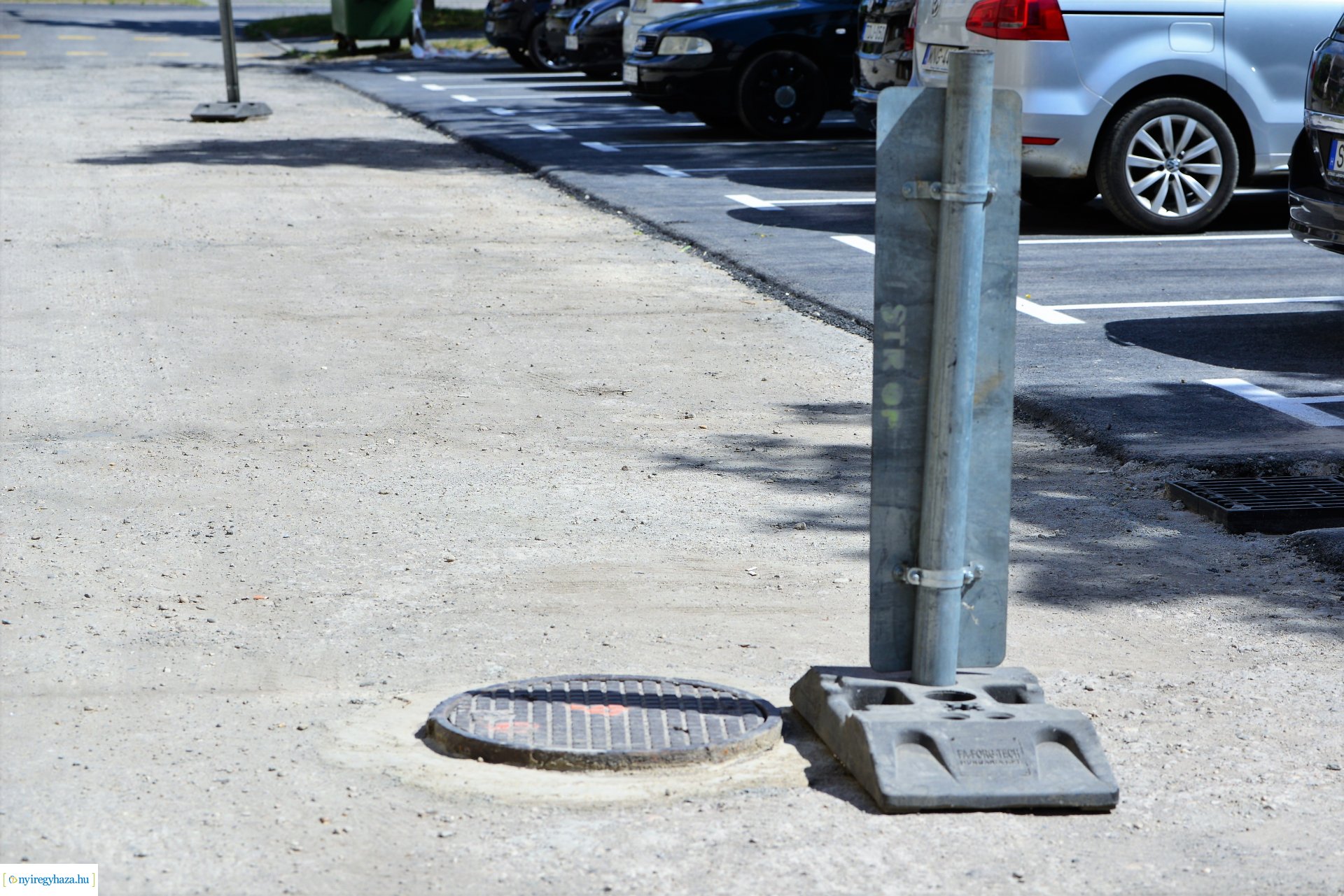 Nagyfelületű útjavítások városunkban