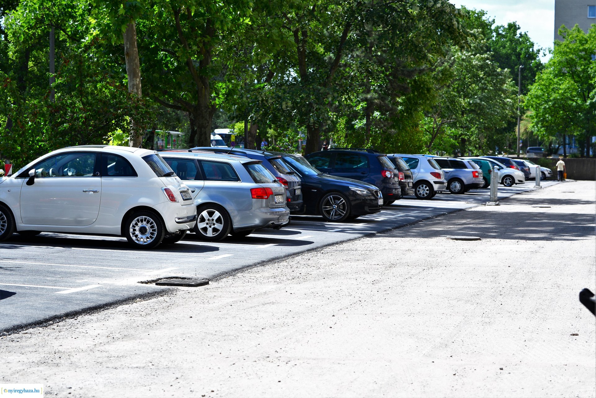 Nagyfelületű útjavítások városunkban