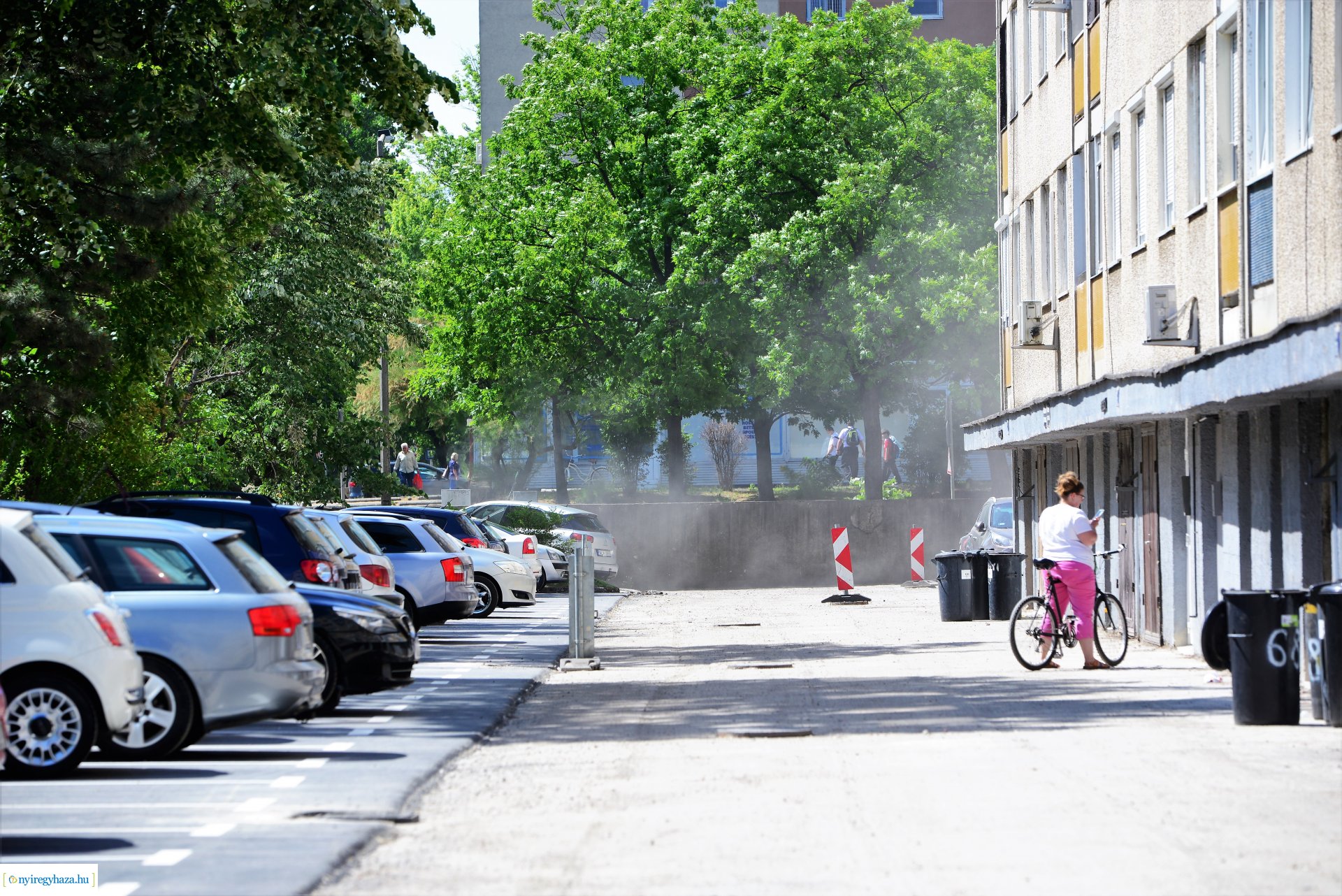 Nagyfelületű útjavítások városunkban