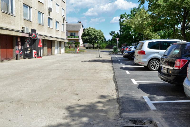 Nagyfelületű útjavítások városunkban