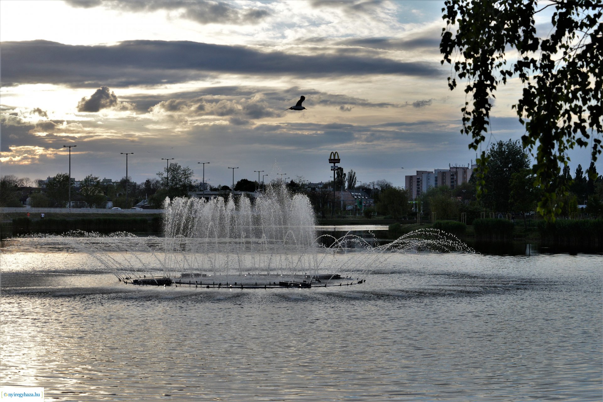 Naplemente a Bujtosi tó partján