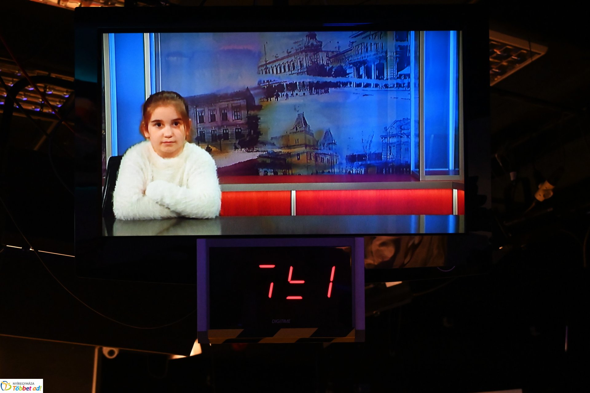 Negyven éves a Nyíregyházi Televízió-iskolások látogattak a stúdióba a születésnapon (hétfő)