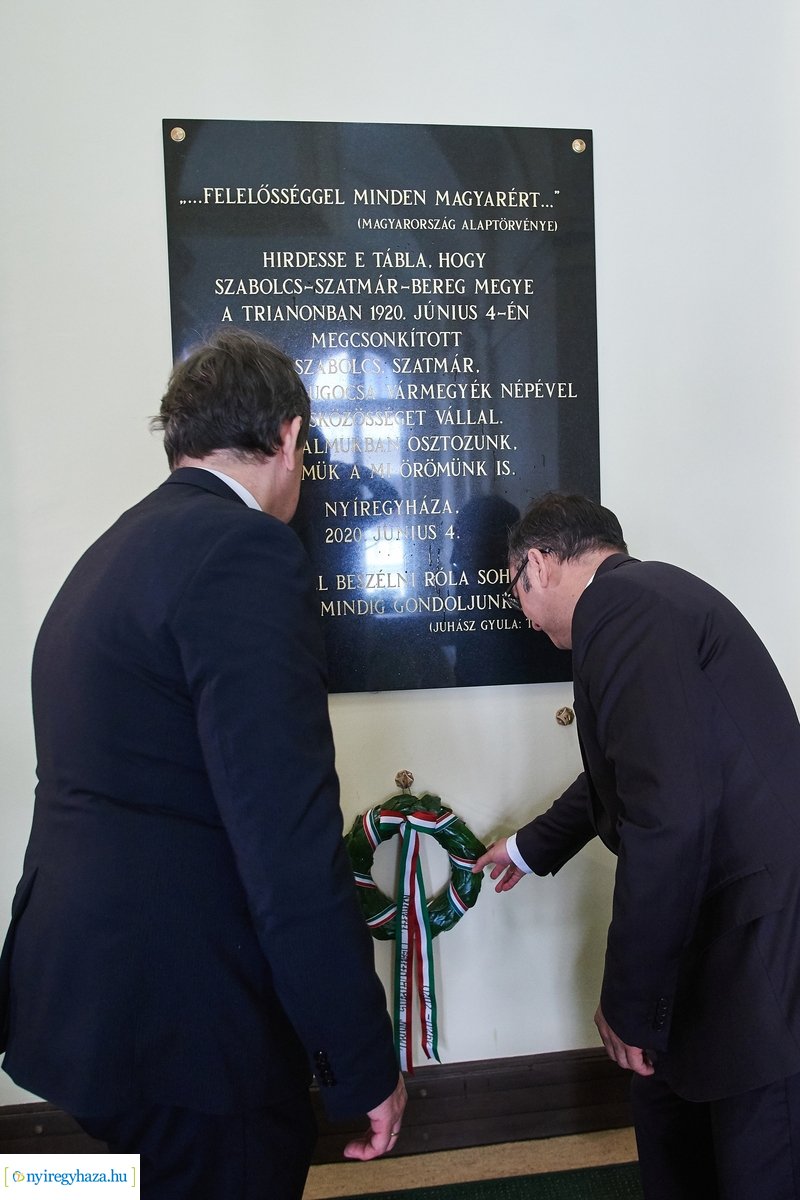 Nemzeti Összetartozás Napja 2020 - megemlékezés