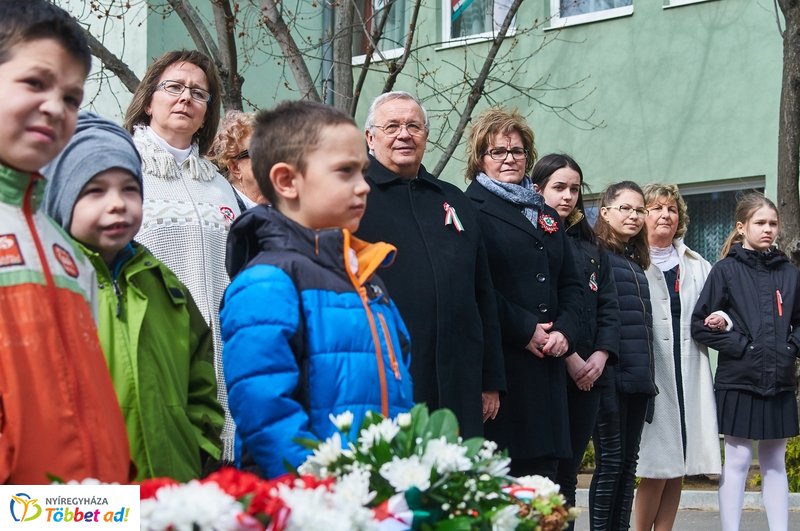 Nemzeti ünnepség a Bem iskolában