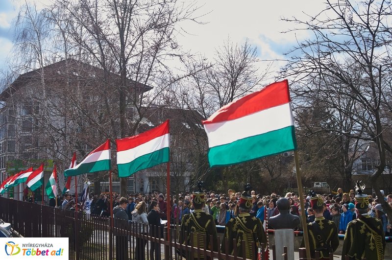 Nemzeti ünnepség a Bem iskolában