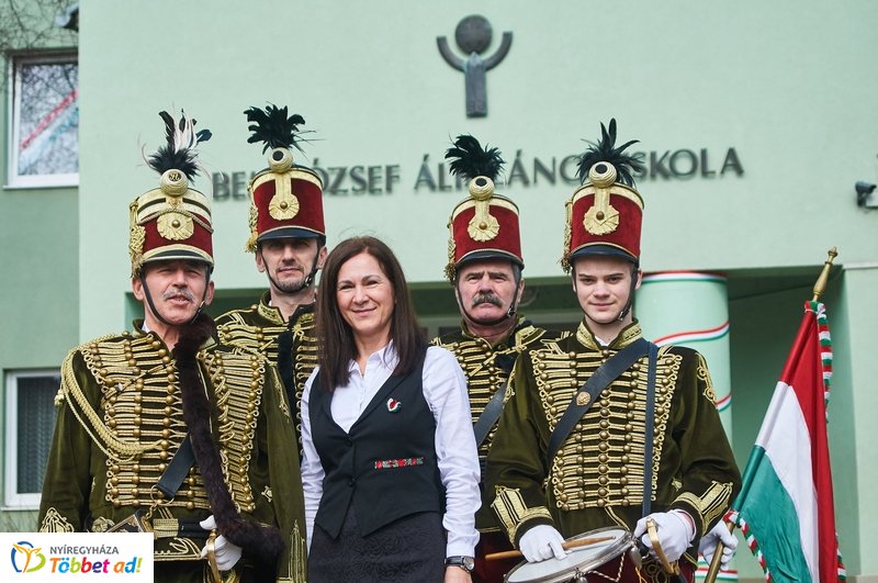 Nemzeti ünnepség a Bem iskolában
