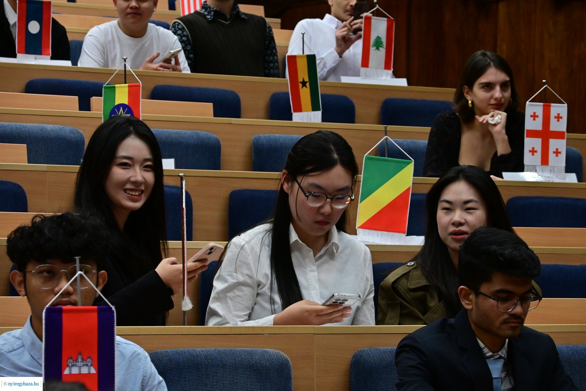 Nemzetközi hallgatók az egyetemen