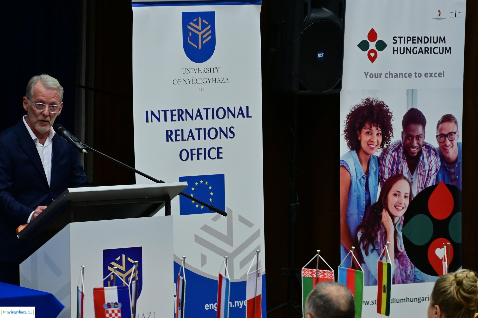 Nemzetközi hallgatók az egyetemen