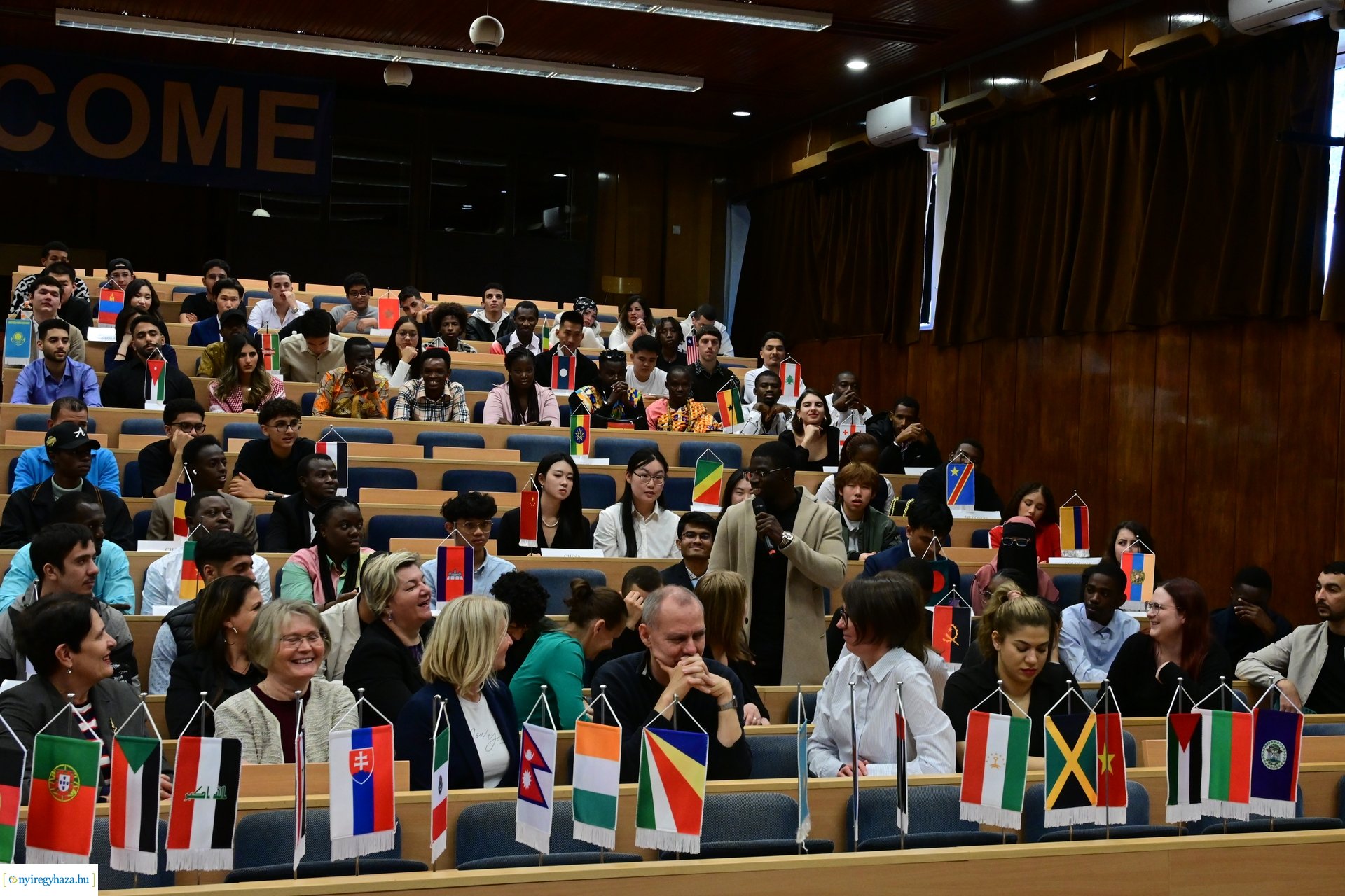 Nemzetközi hallgatók az egyetemen