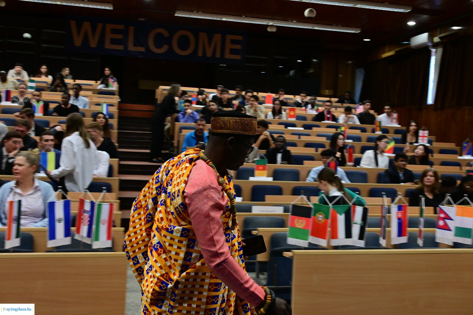 Nemzetközi hallgatók az egyetemen