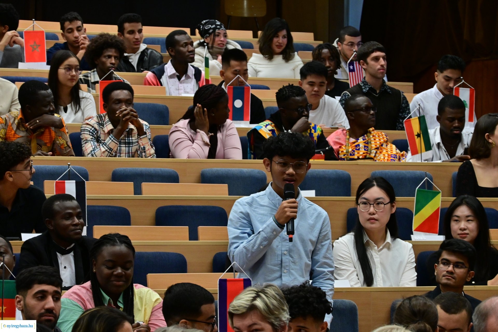 Nemzetközi hallgatók az egyetemen