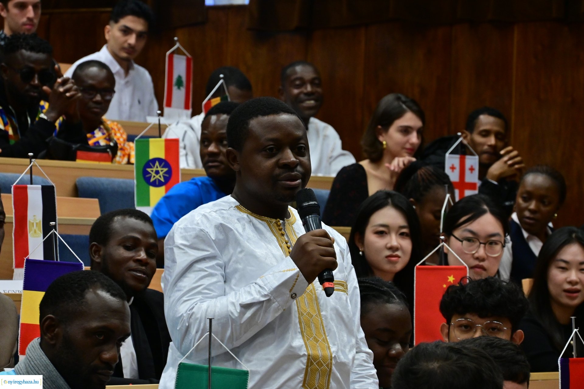 Nemzetközi hallgatók az egyetemen