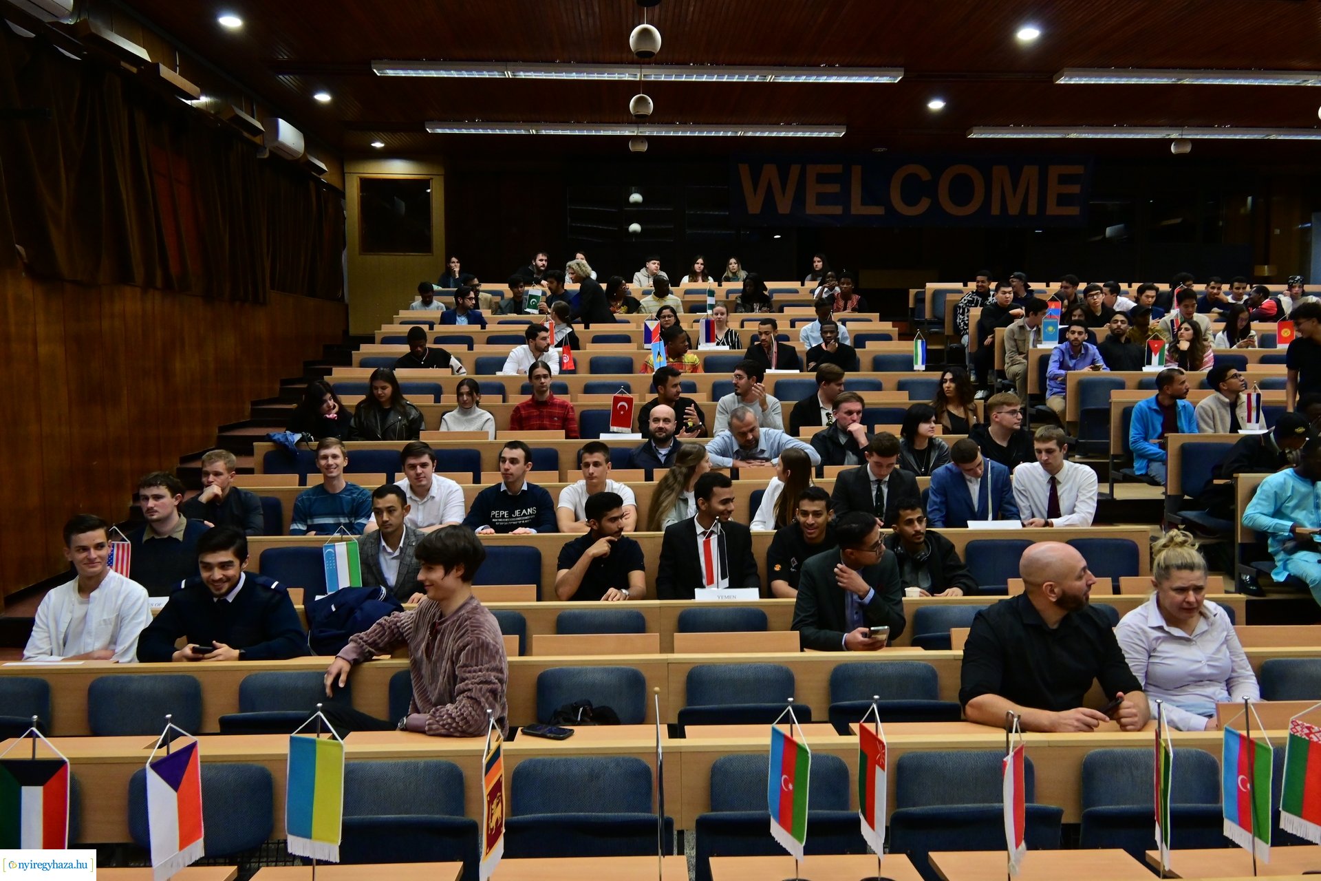 Nemzetközi hallgatók az egyetemen