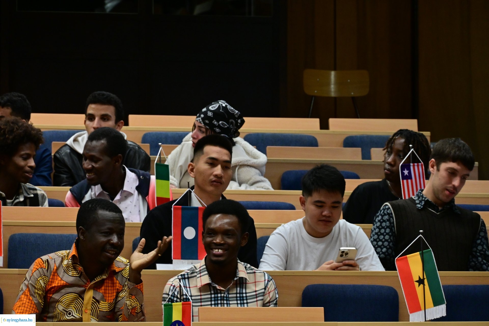 Nemzetközi hallgatók az egyetemen