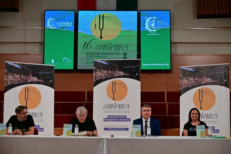 Nemzetközi kórusfesztivál 2026 sajtótájékoztatója