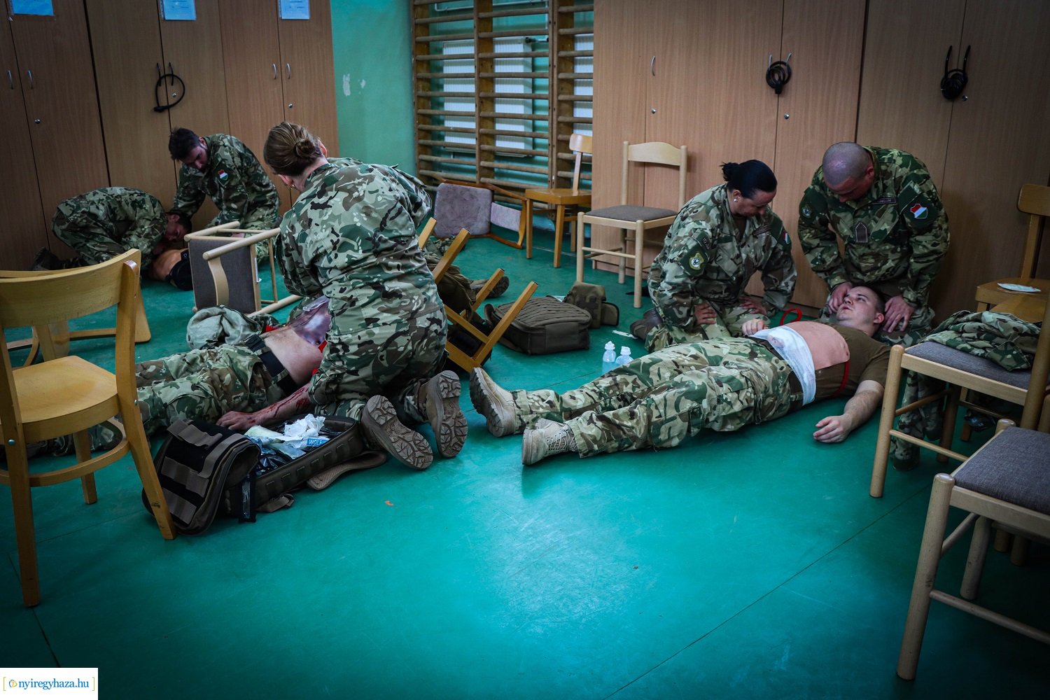 Névadójának családja tett látogatást a területvédelmi ezrednél