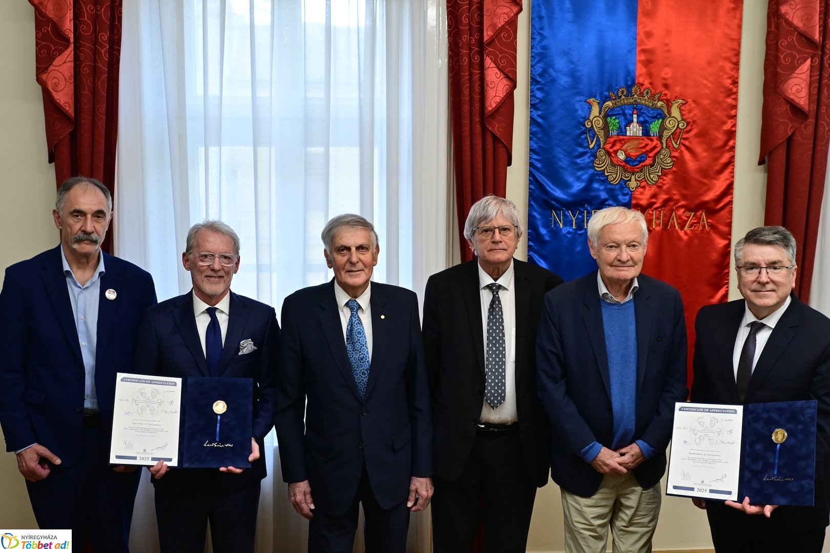 Nobel-díjasok látogatása Nyíregyházán 2025 áprilisában