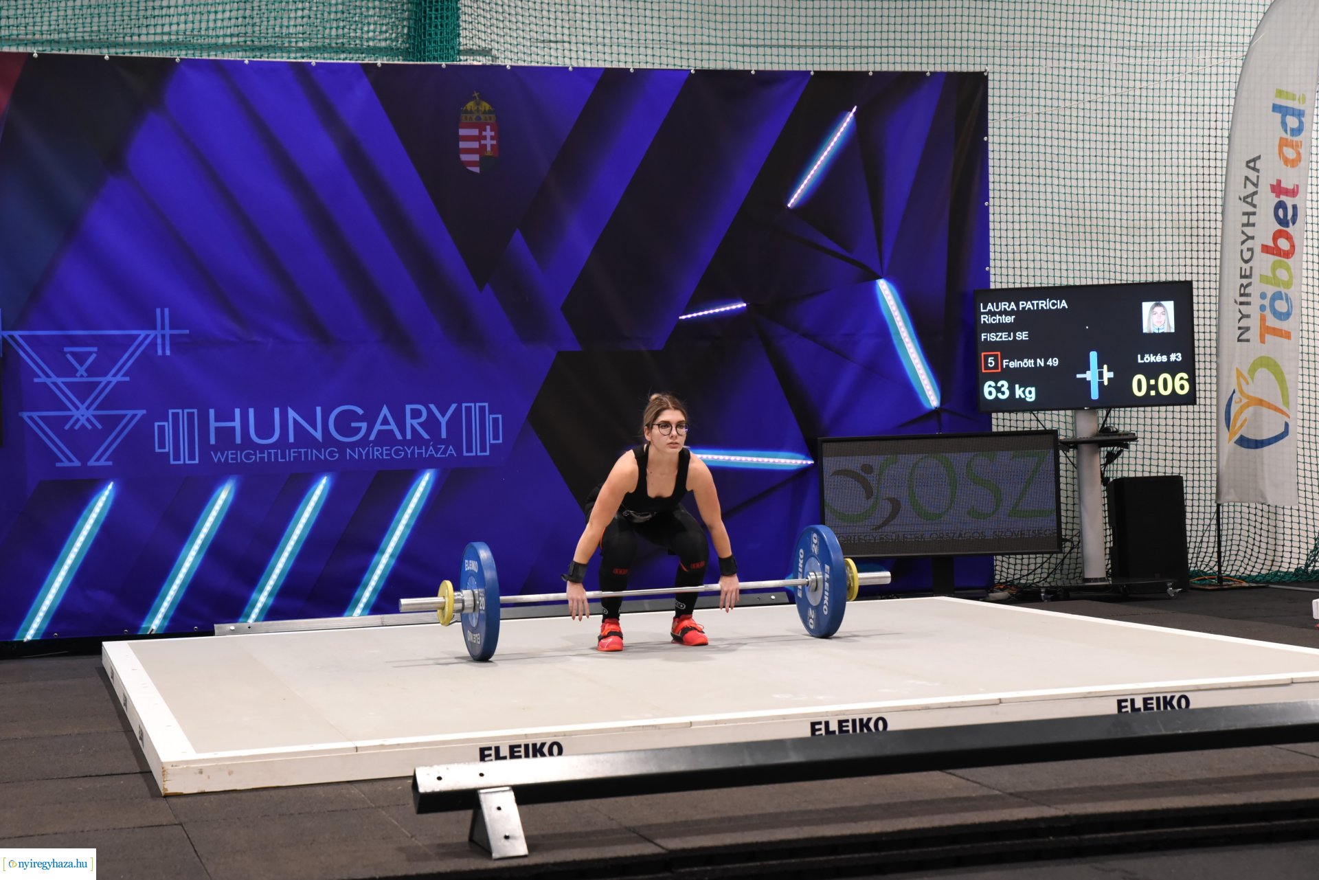 Női Felnőtt Súlyemelő Országos Bajnokságot az Atlétikai Centrumban