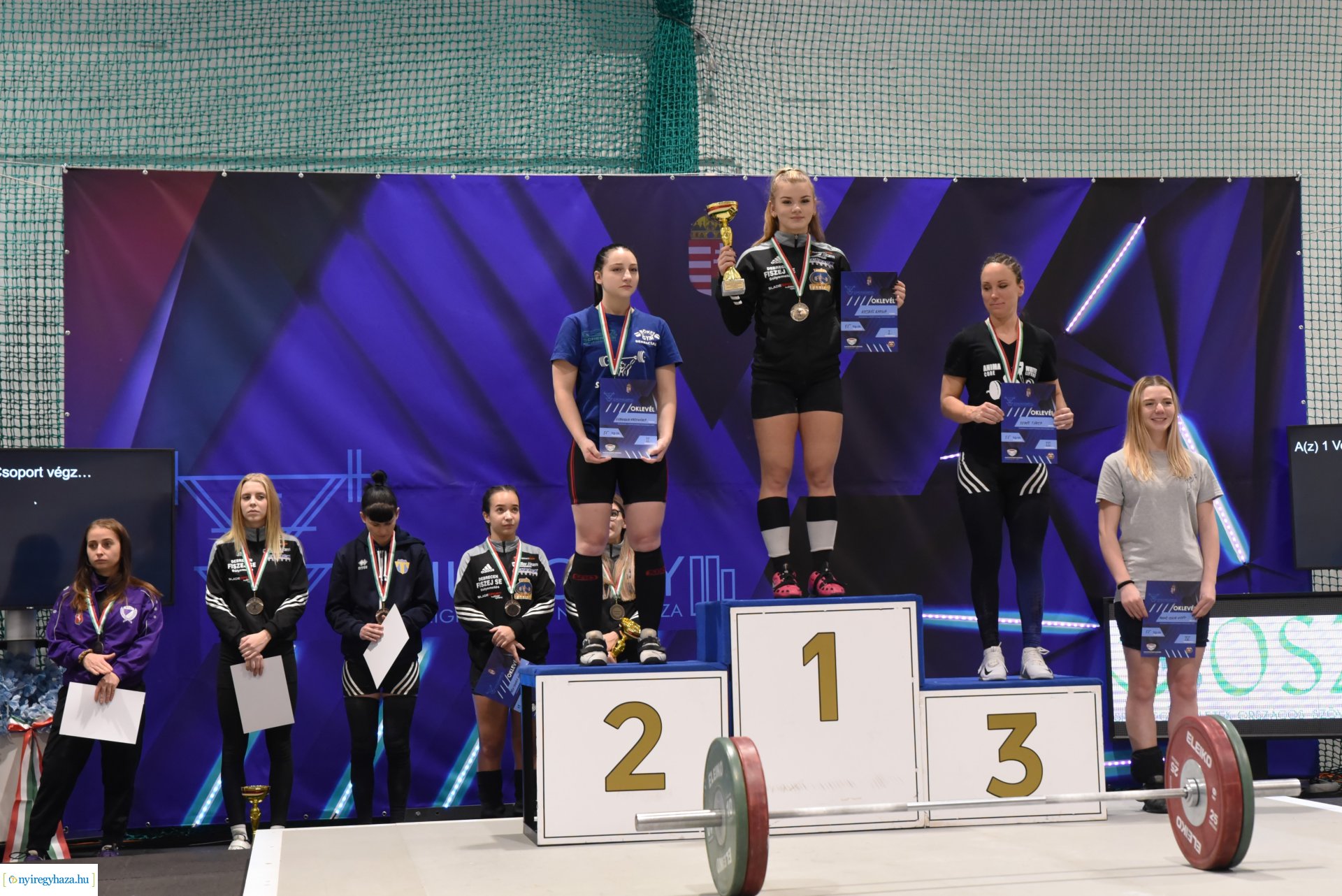 Női Felnőtt Súlyemelő Országos Bajnokságot az Atlétikai Centrumban