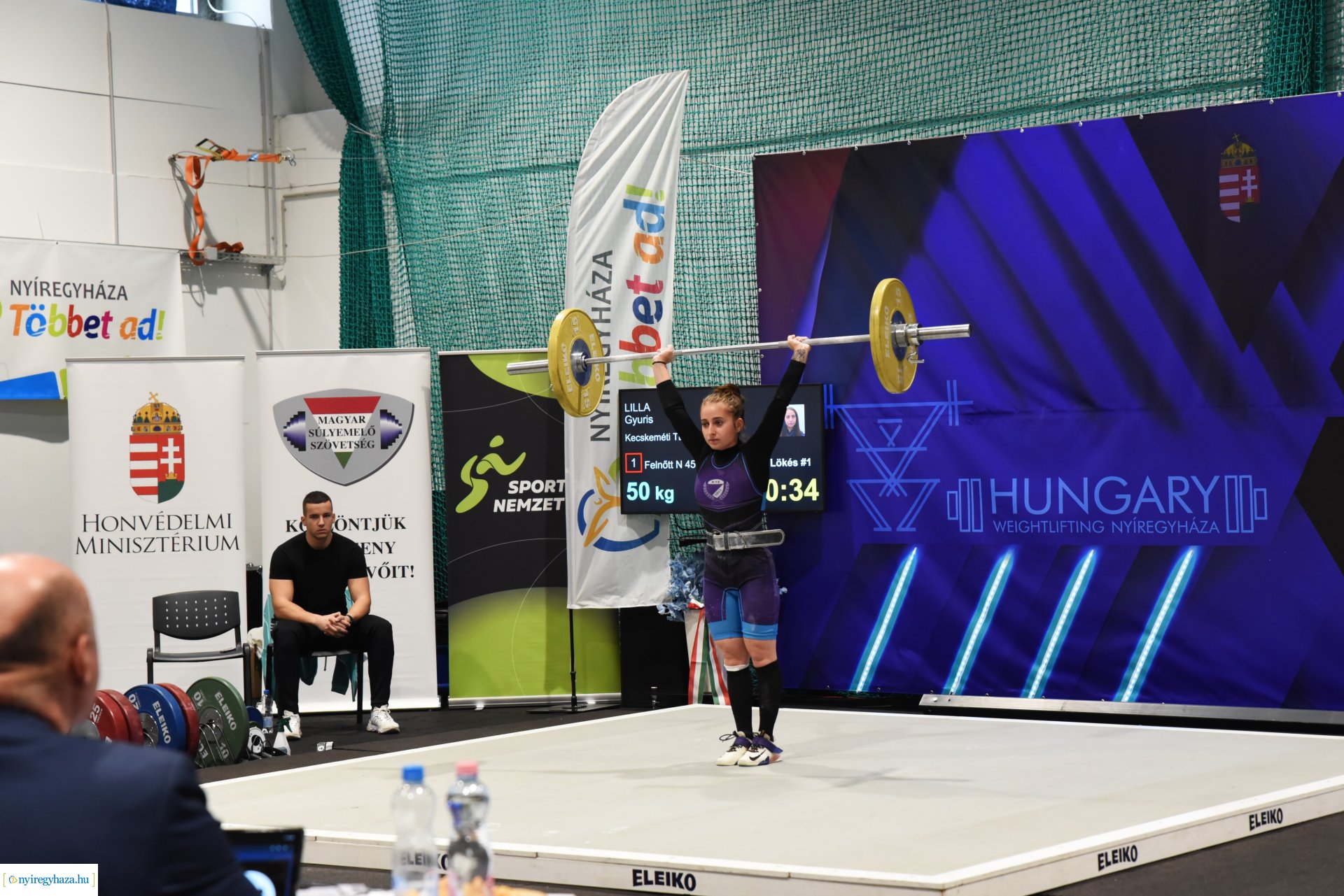 Női Felnőtt Súlyemelő Országos Bajnokságot az Atlétikai Centrumban