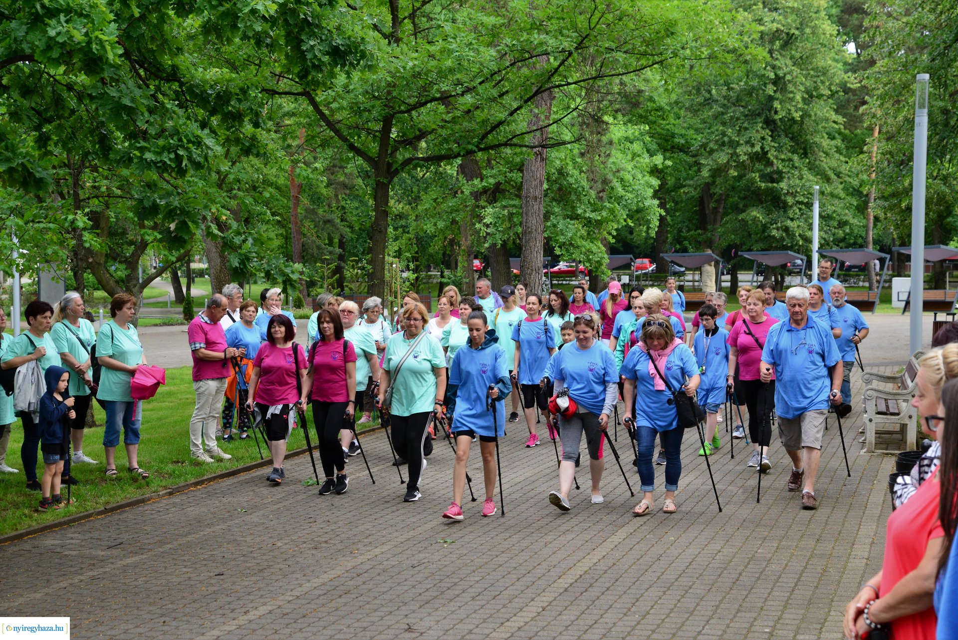 Nordic walking túra a Sóstói tó körül