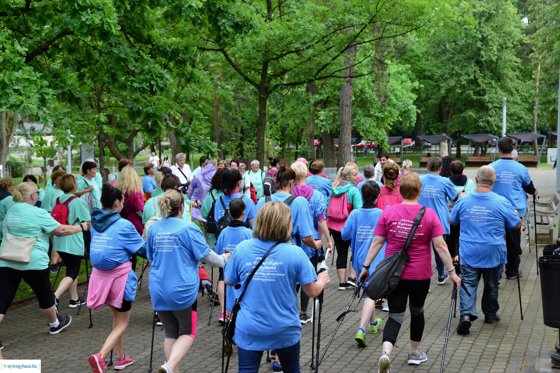 Nordic walking túra a Sóstói tó körül