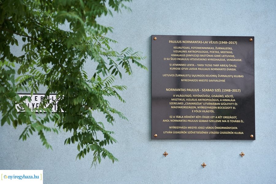 Normantas Paulis emléktábla avatás és emlékkiállítás
