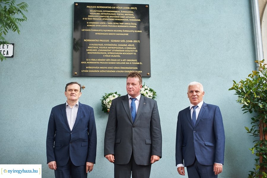 Normantas Paulis emléktábla avatás és emlékkiállítás