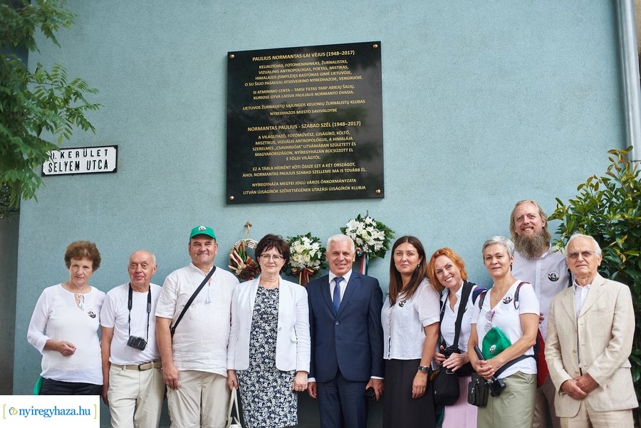 Normantas Paulis emléktábla avatás és emlékkiállítás