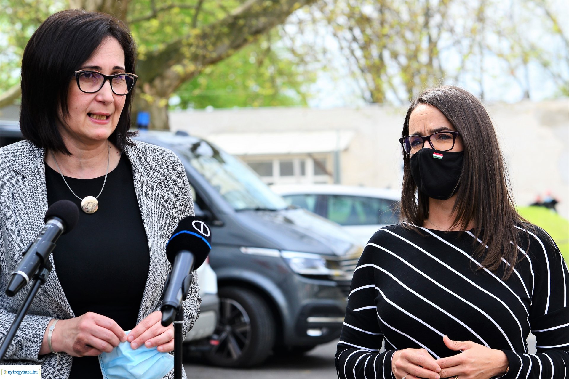 Novák Katalin sajtótájékoztatója a Jósa András Oktató Kórházban