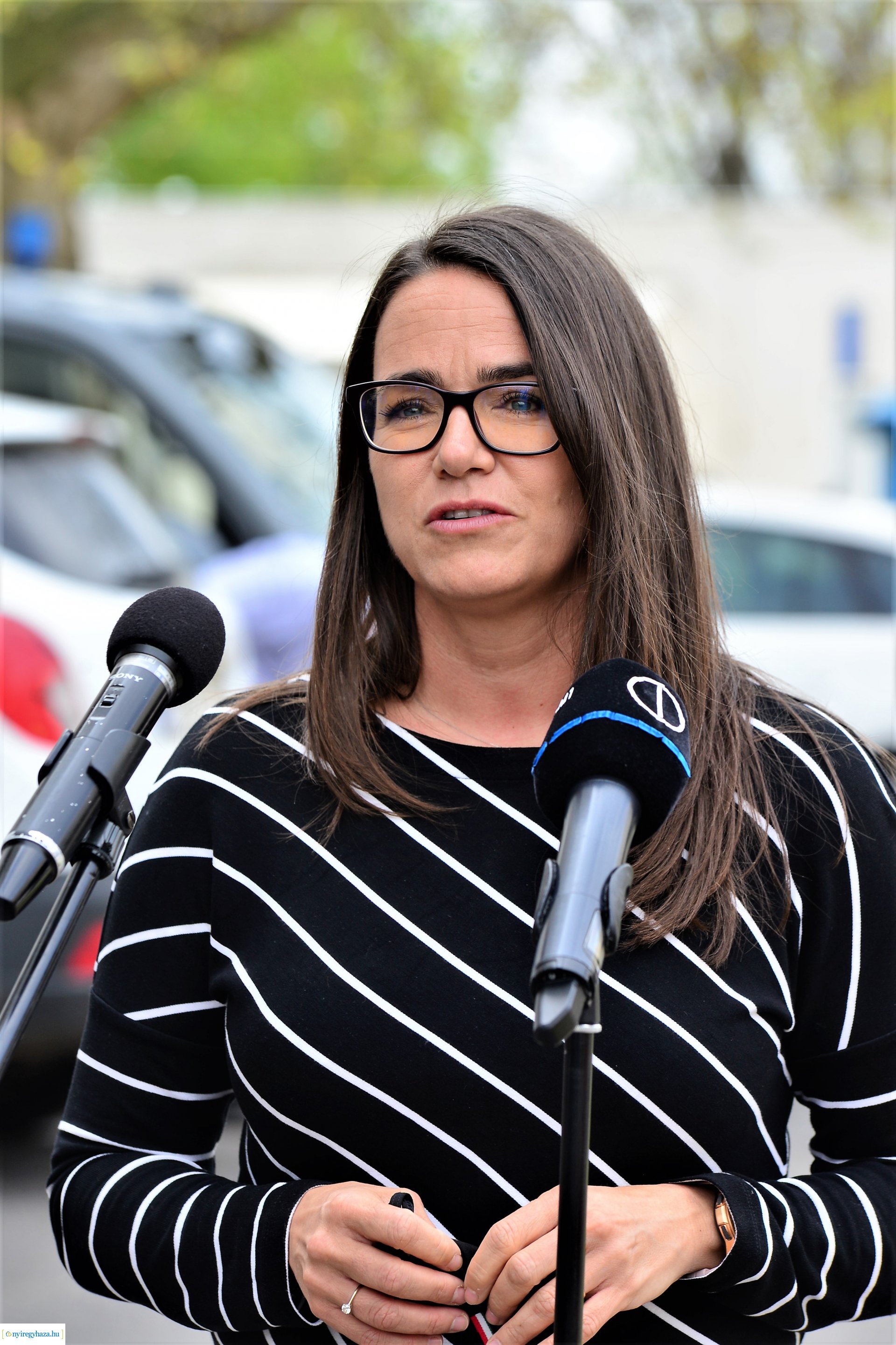 Novák Katalin sajtótájékoztatója a Jósa András Oktató Kórházban