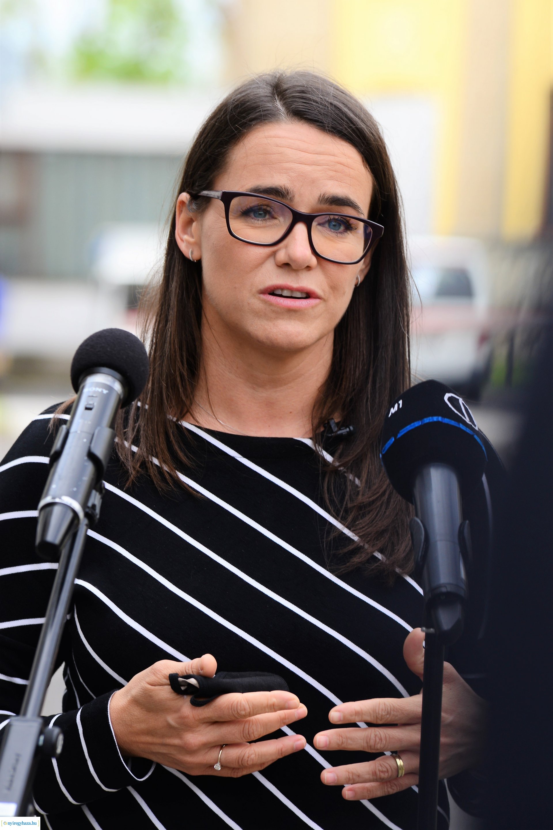 Novák Katalin sajtótájékoztatója a Jósa András Oktató Kórházban