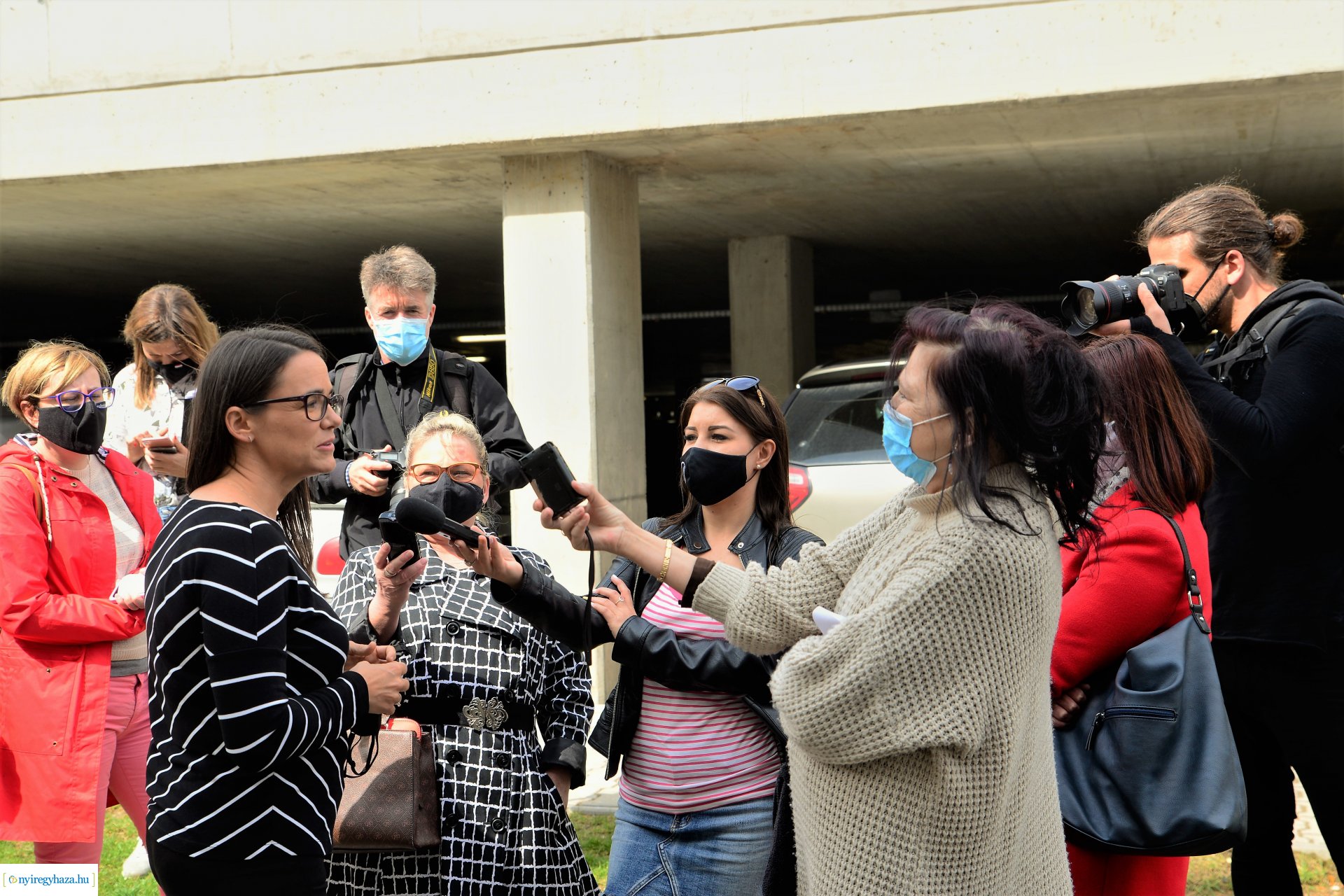 Novák Katalin sajtótájékoztatója a Jósa András Oktató Kórházban