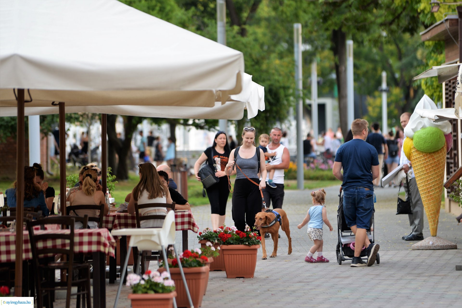 Nyáresti séta Sóstón