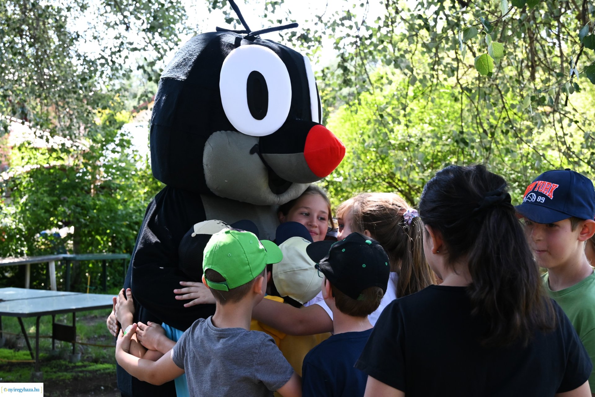 Nyári délelőtt a  Kisvakond táborban