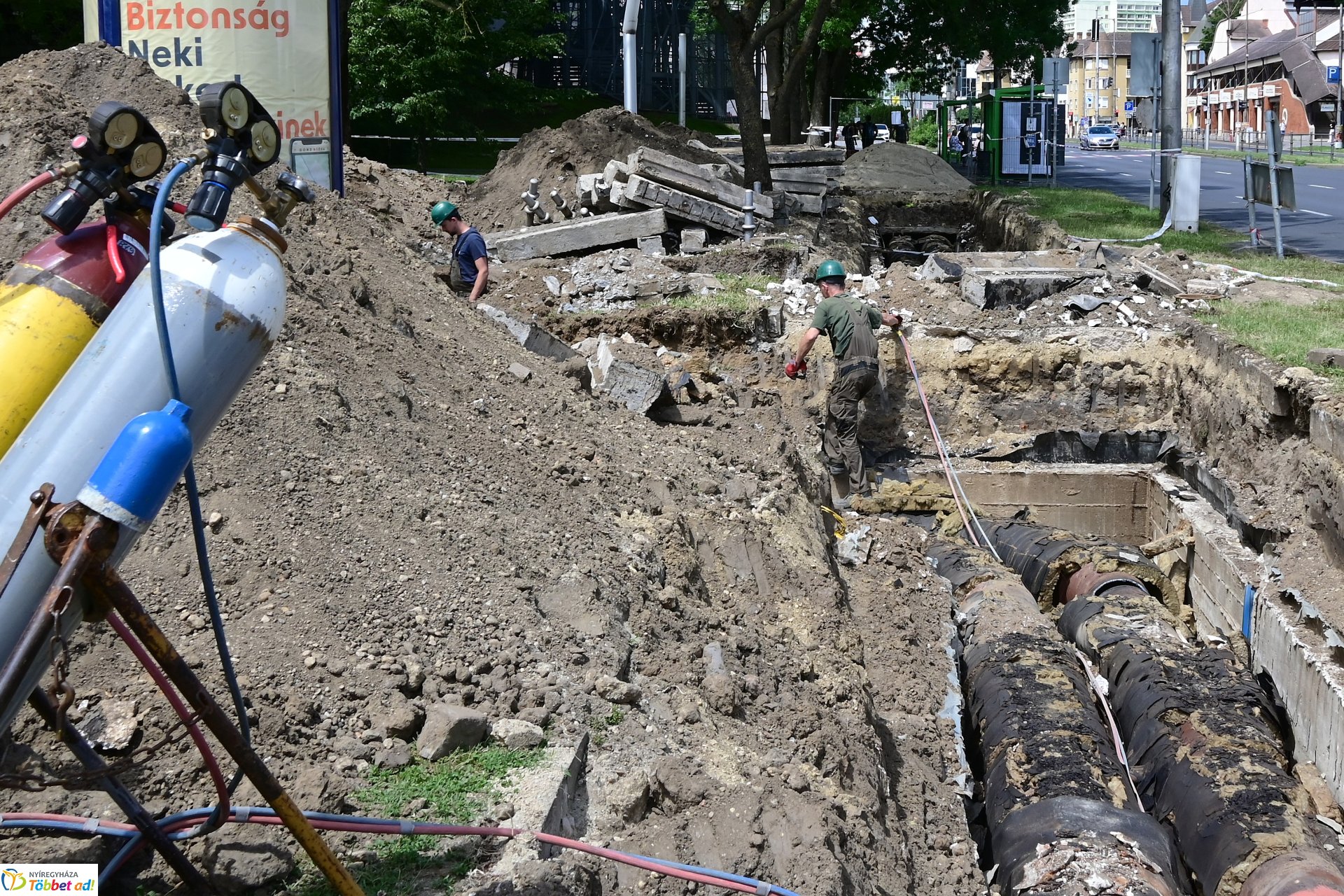 Nyári karbantartás a Nírtávhő Kft-nél