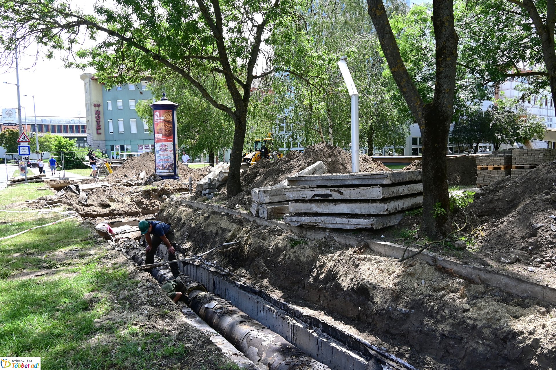 Nyári karbantartás a Nírtávhő Kft-nél