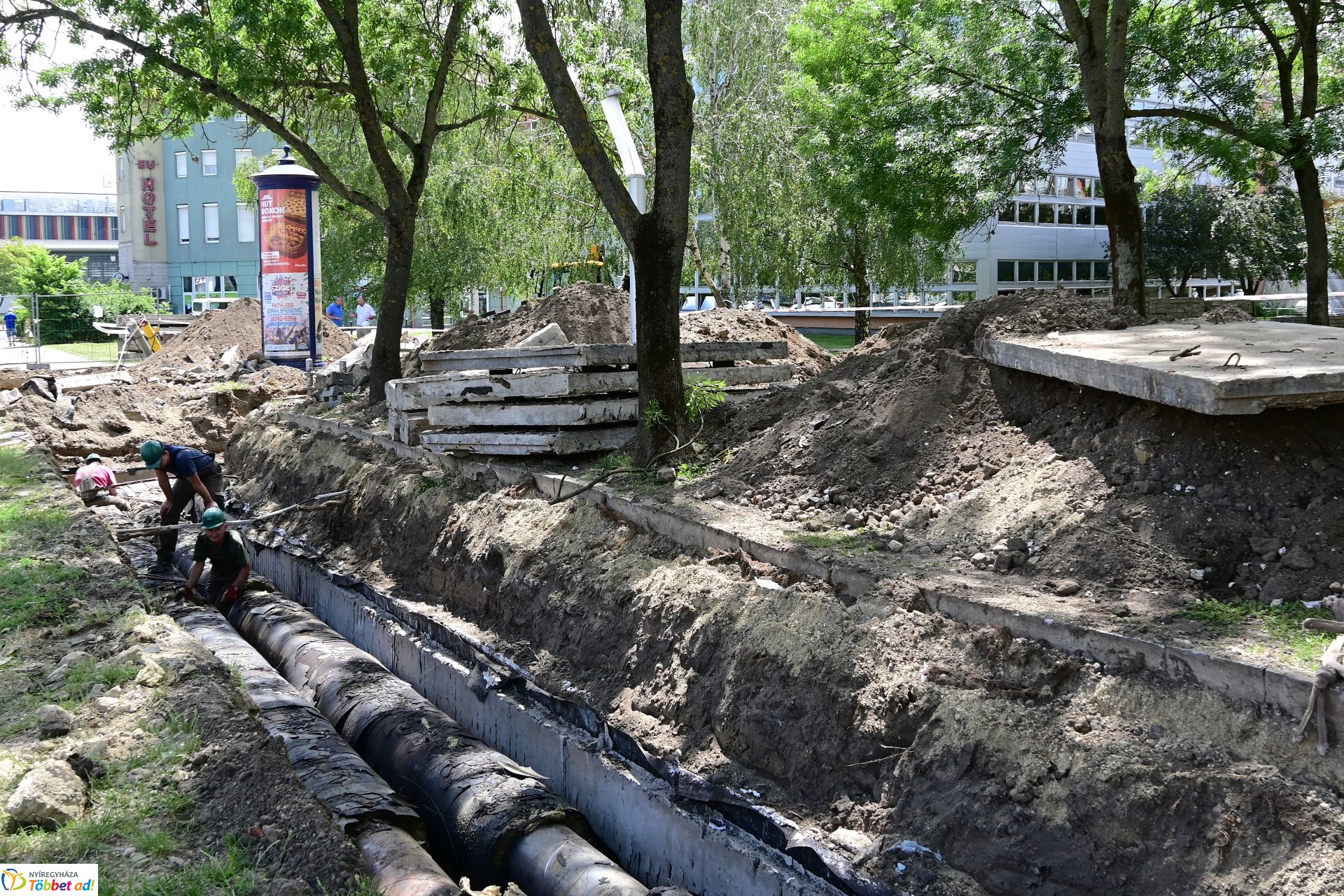 Nyári karbantartás a Nírtávhő Kft-nél