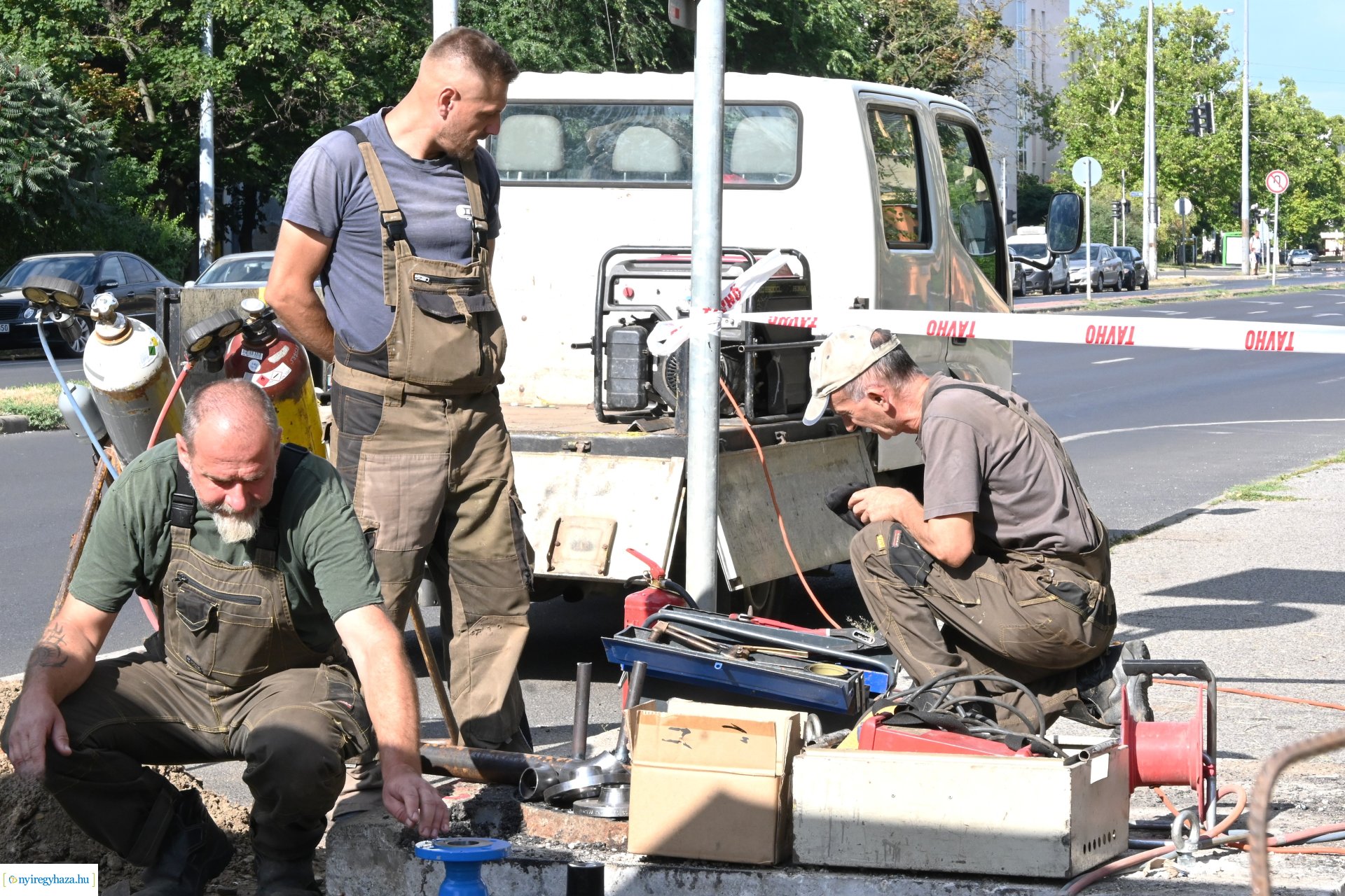 Nyári karbantartás a Nyírtávhőnél