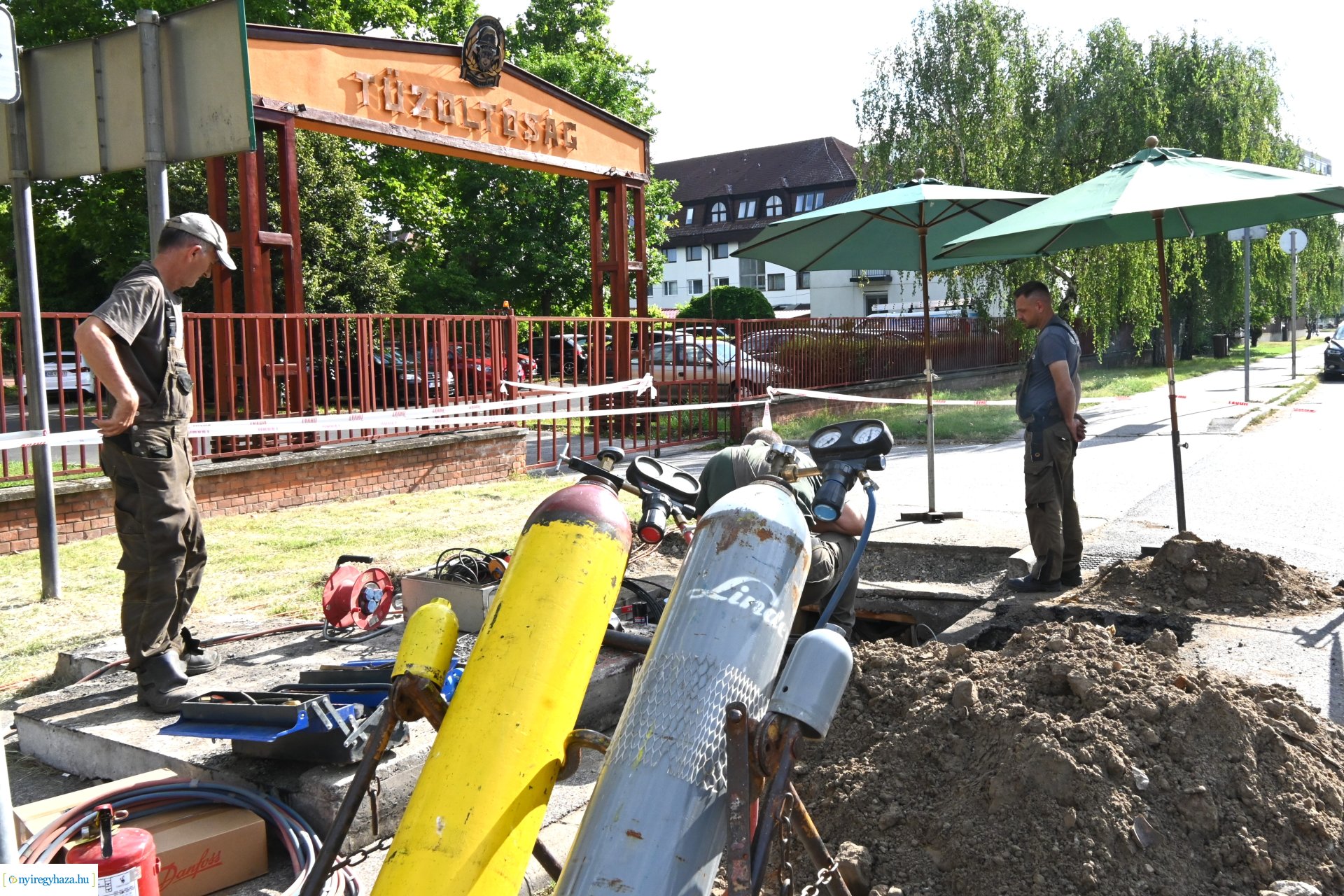 Nyári karbantartás a Nyírtávhőnél