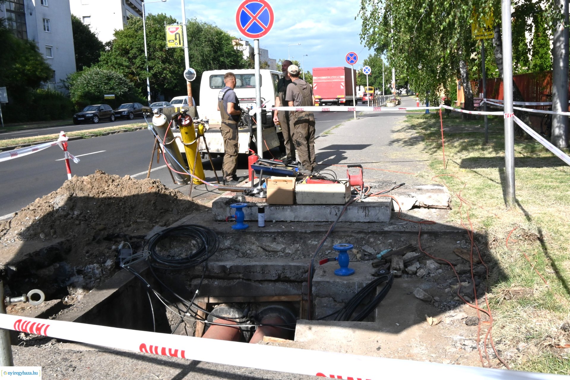 Nyári karbantartás a Nyírtávhőnél