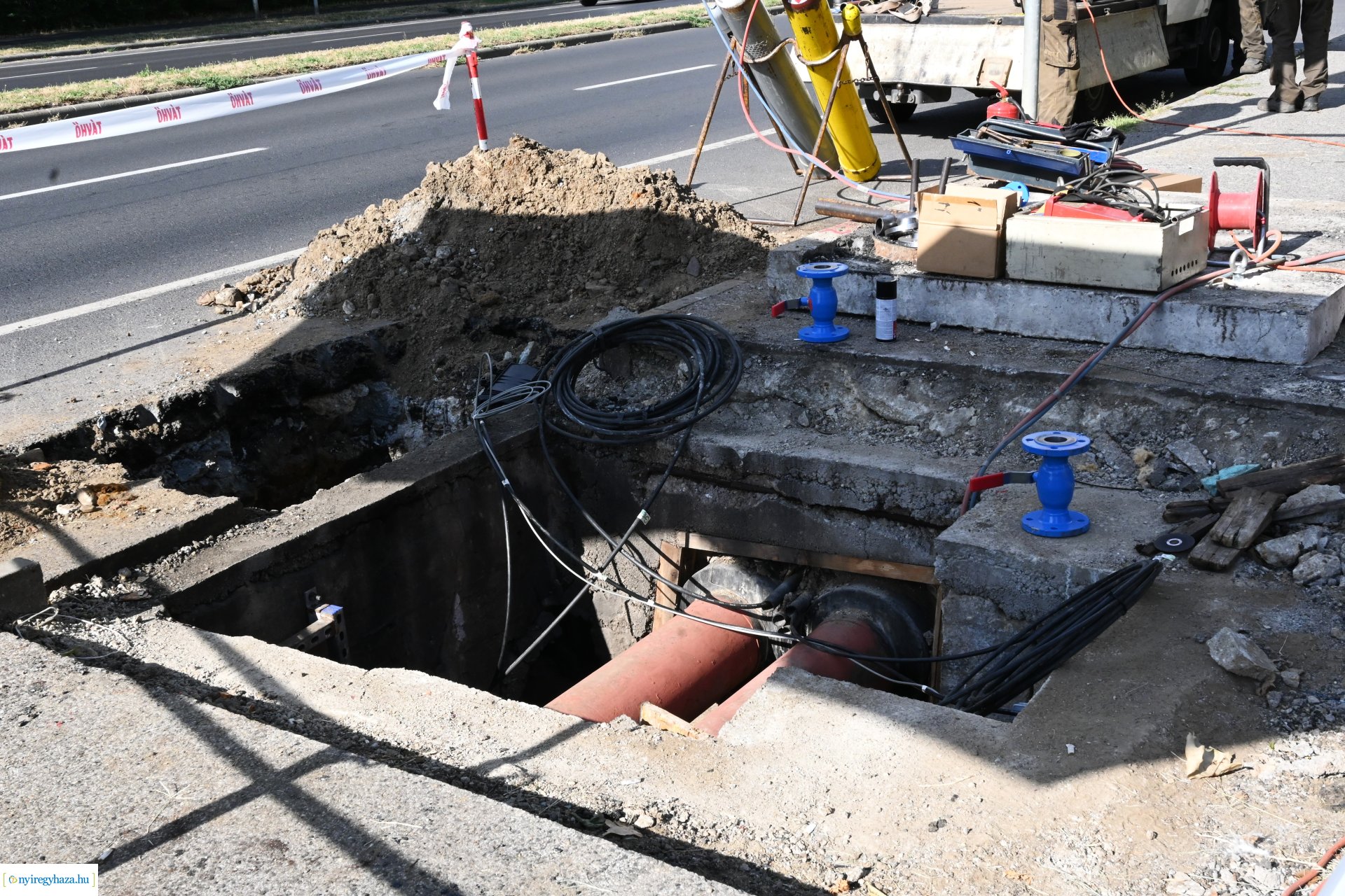 Nyári karbantartás a Nyírtávhőnél