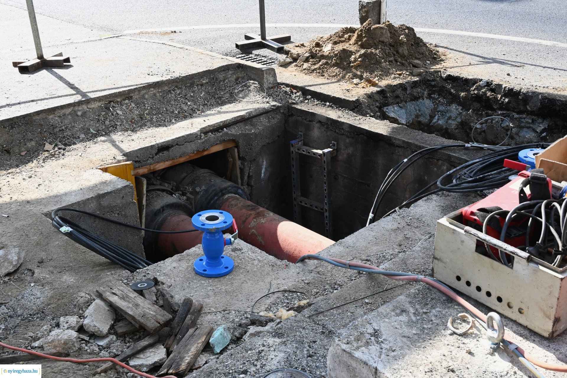 Nyári karbantartás a Nyírtávhőnél