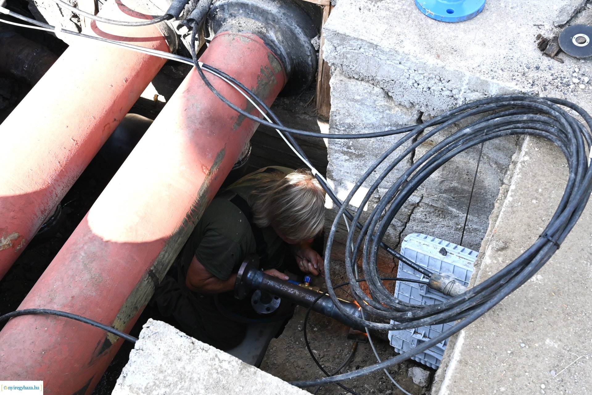 Nyári karbantartás a Nyírtávhőnél