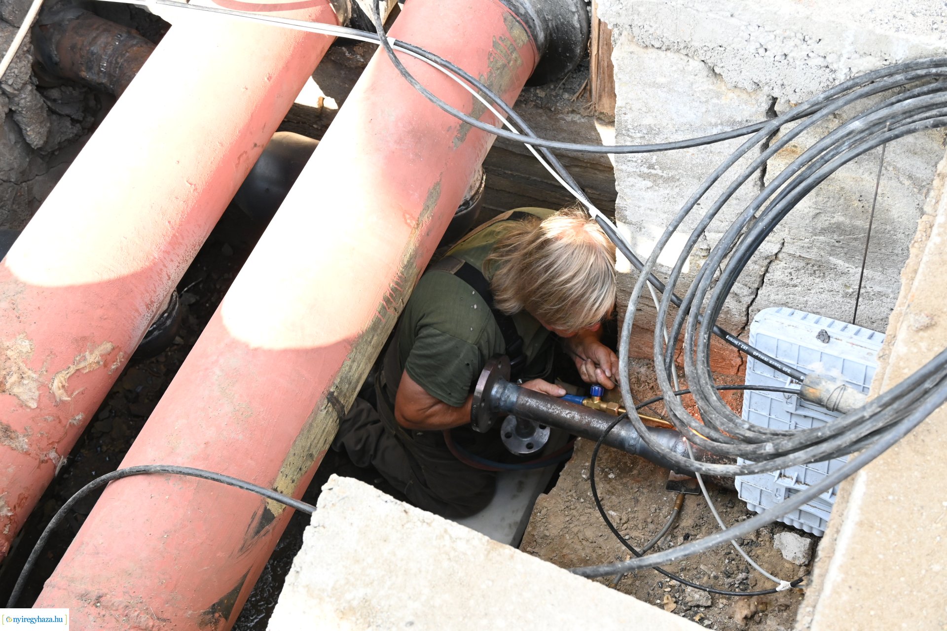 Nyári karbantartás a Nyírtávhőnél